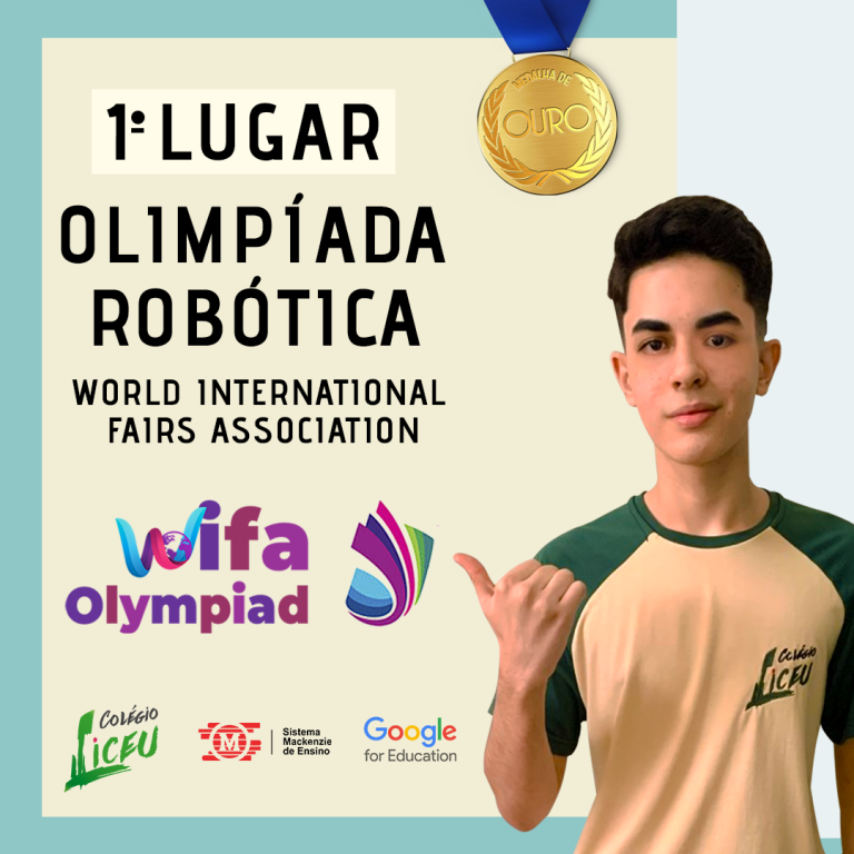Read more about the article Aluno do Colégio Liceu Olímpia é medalha de ouro na WIFA